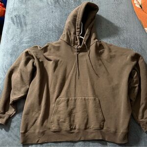 Hanes Men's Cozy Brown Hoodie